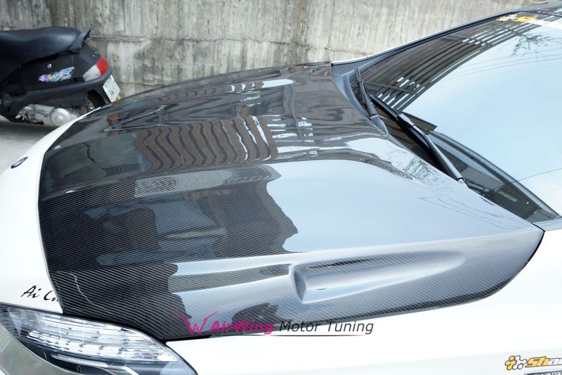 Benz W176 carbon fiber bonnet 03